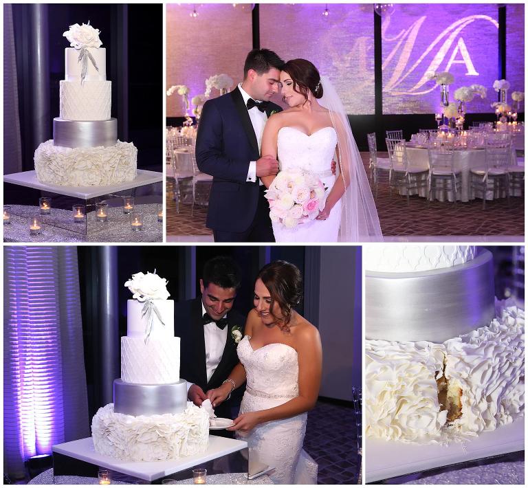Melissa Alfred EPIC Hotel Wedding  Cake  Elegant 