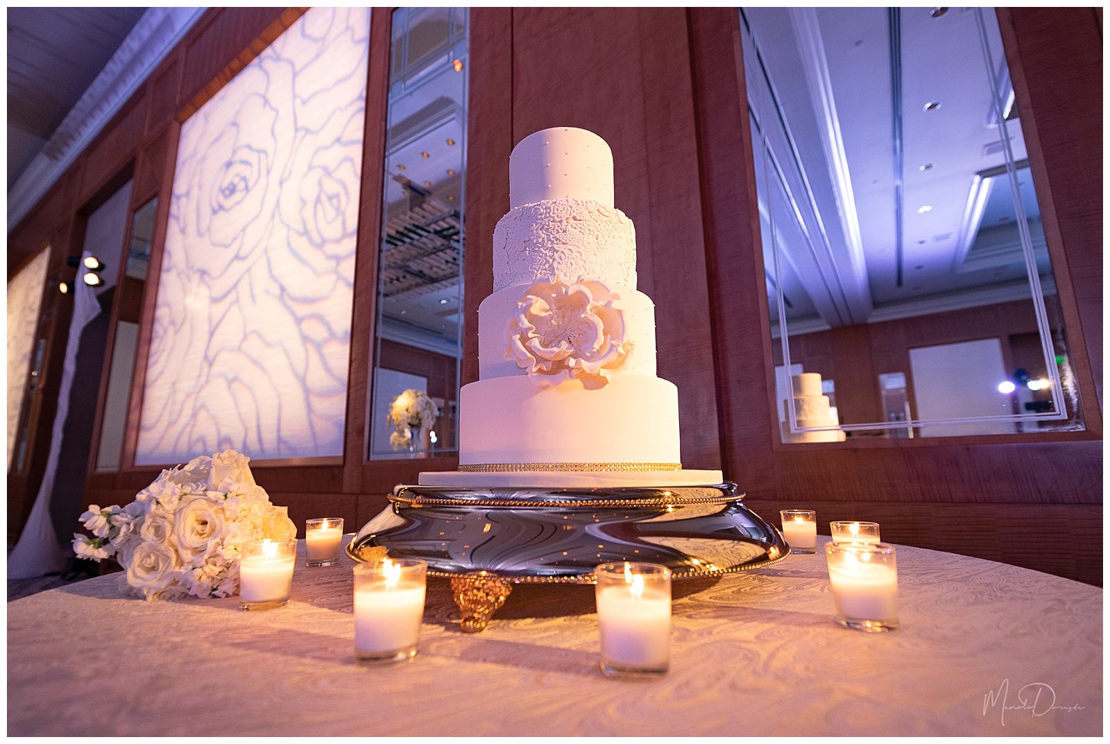 Inga + Nikolai Four Seasons Miami Miami Wedding Cakes » Elegant