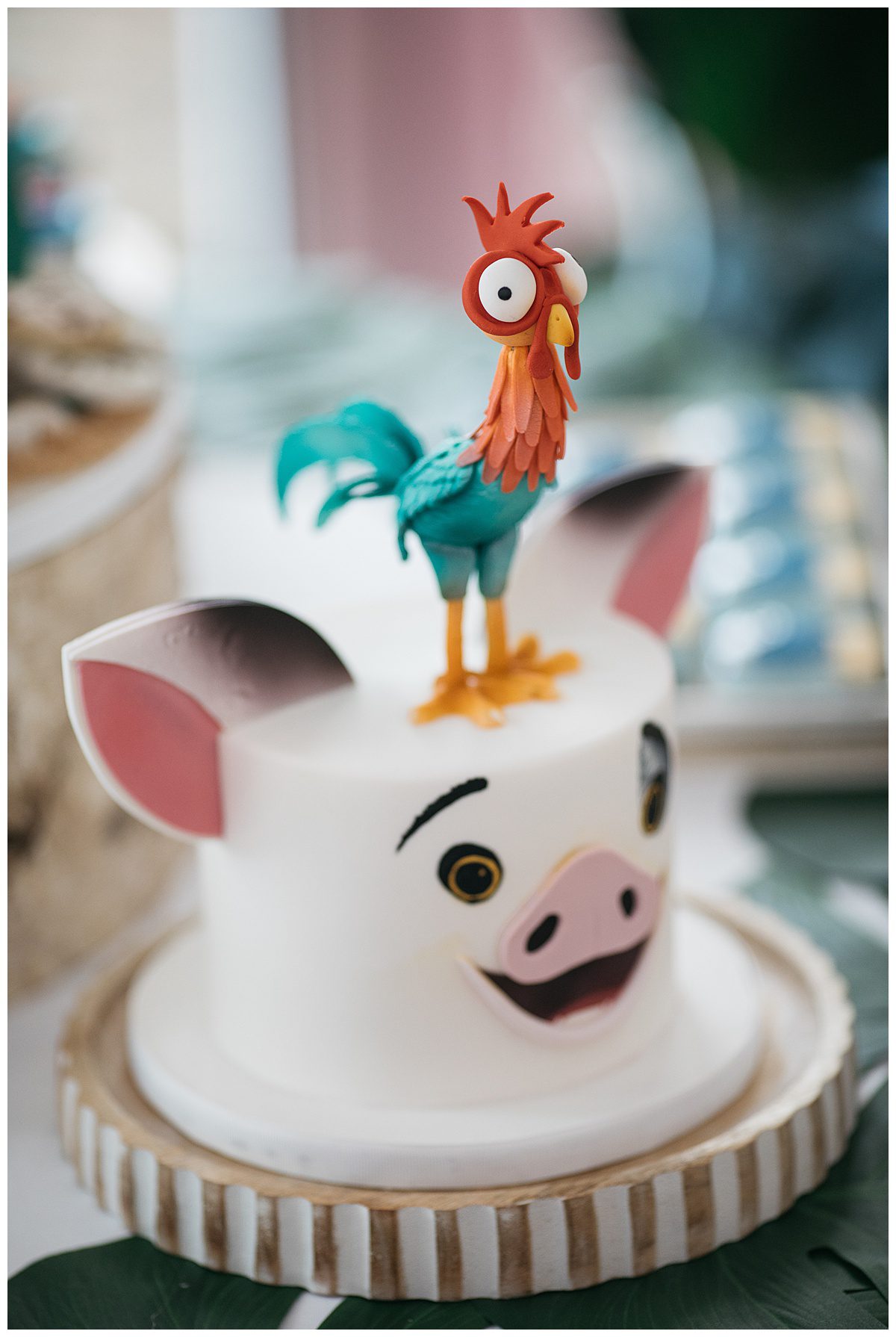 Ellie S Moana Inspired Birthday Cake Smash Cake Desserts Elegant Temptations Bakery