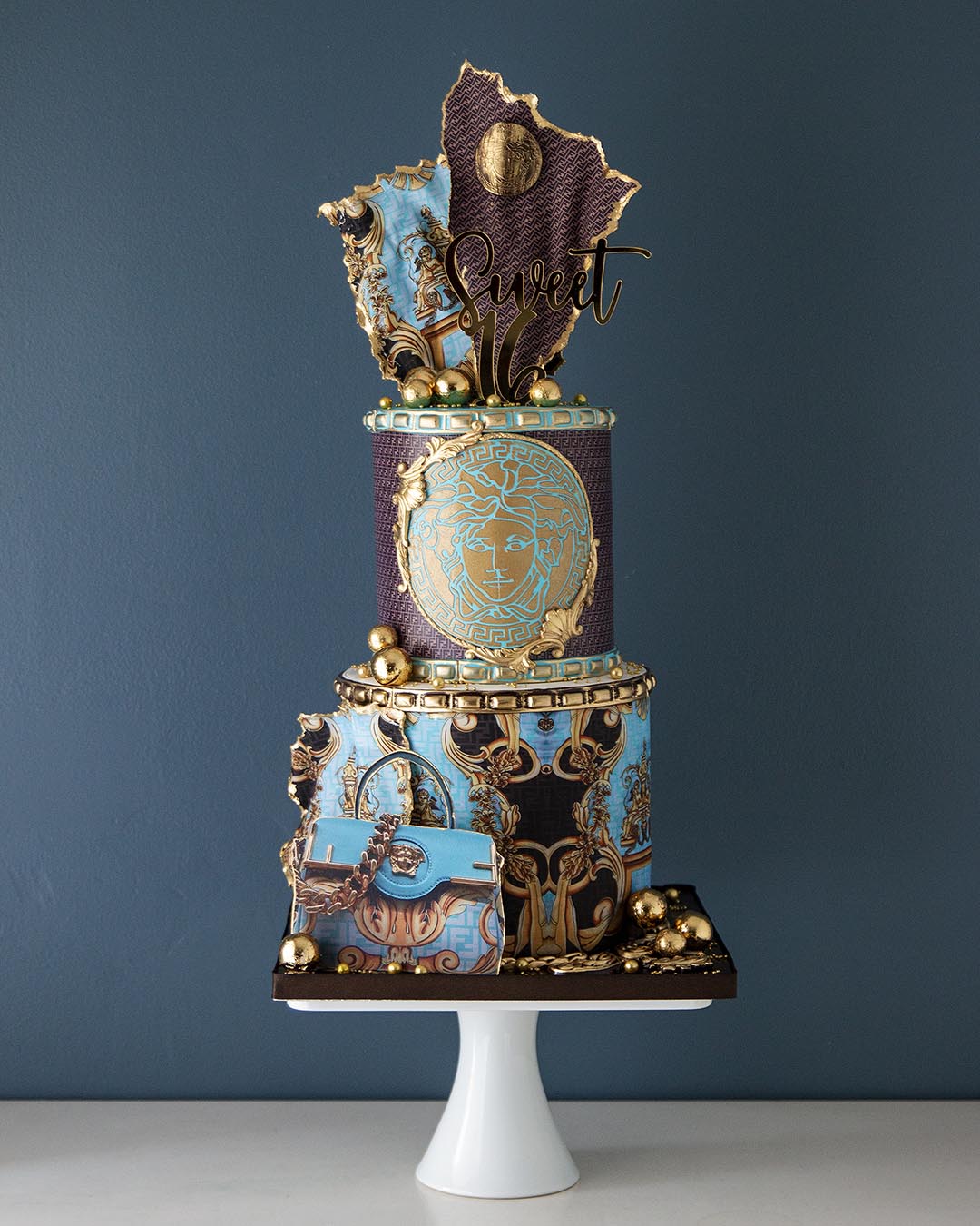 Versace fendi cake